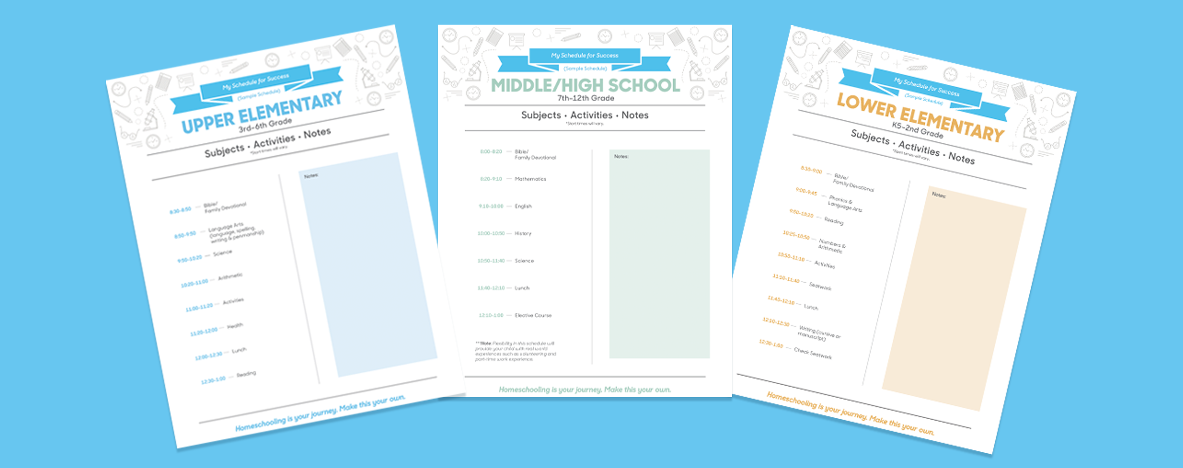 Sample Homeschooling Schedules Abeka